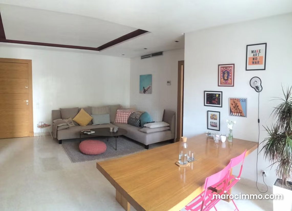 Furnished 97 m² Apartment, 2 Bedrooms, Palmier, Casablanca — Casablanca