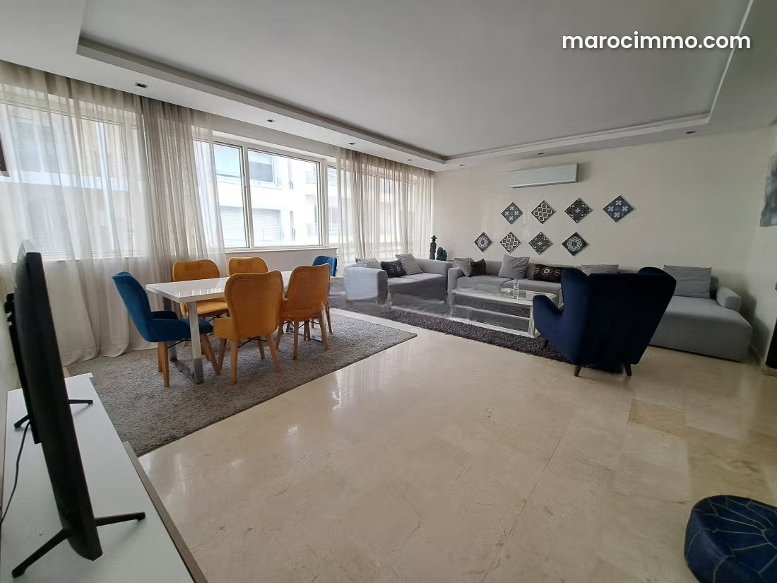 Furnished 150 m² Apartment with Terrace in the Heart of Racine, Casablanca — Casablanca