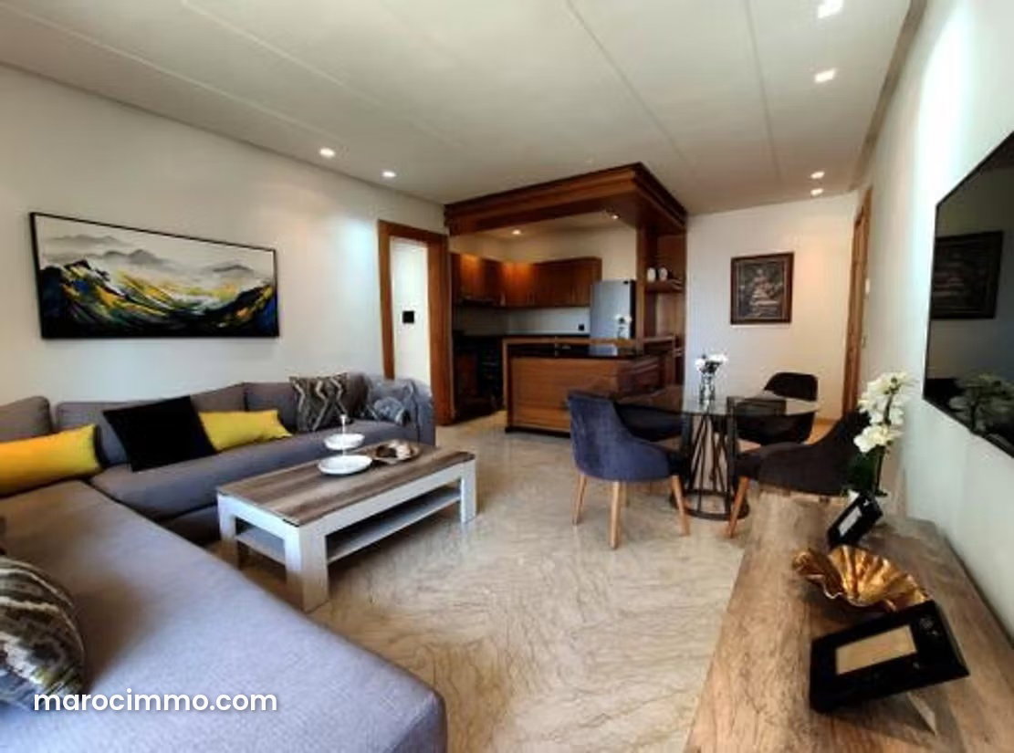 Furnished 85 m² Apartment, Casablanca Finance City, 2 Bedrooms — Casablanca