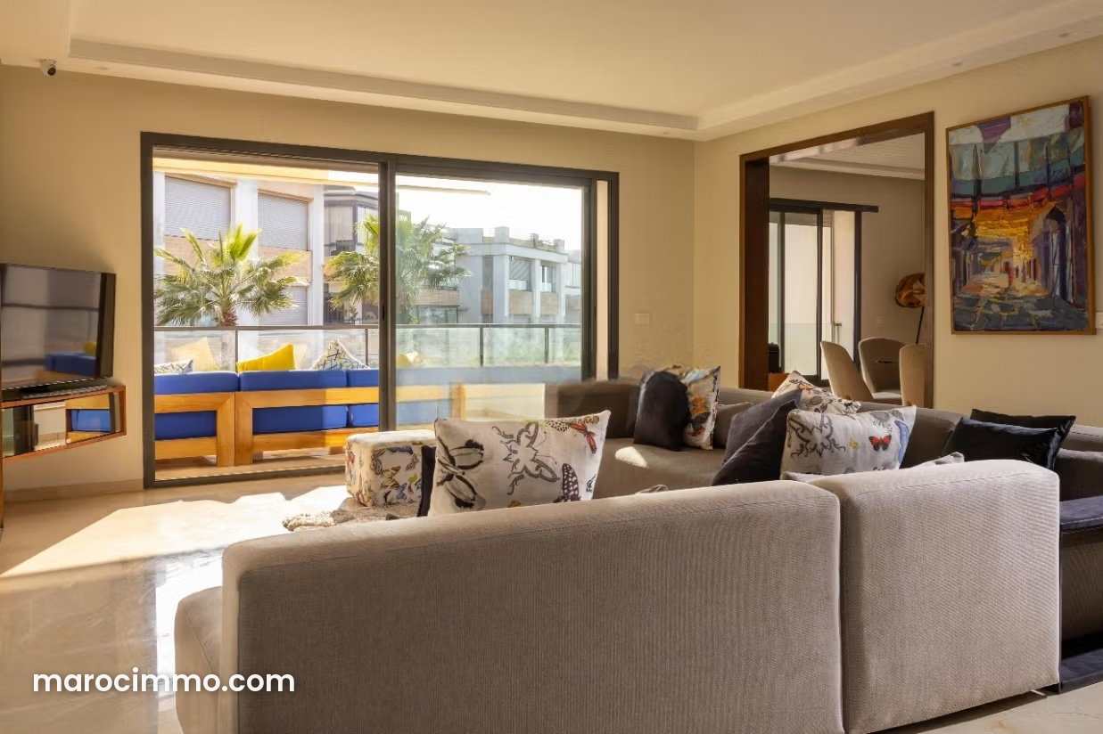 189 m² Apartment with Sea Views, Garden and Pool in Aïn Diab, Casablanca — Casablanca