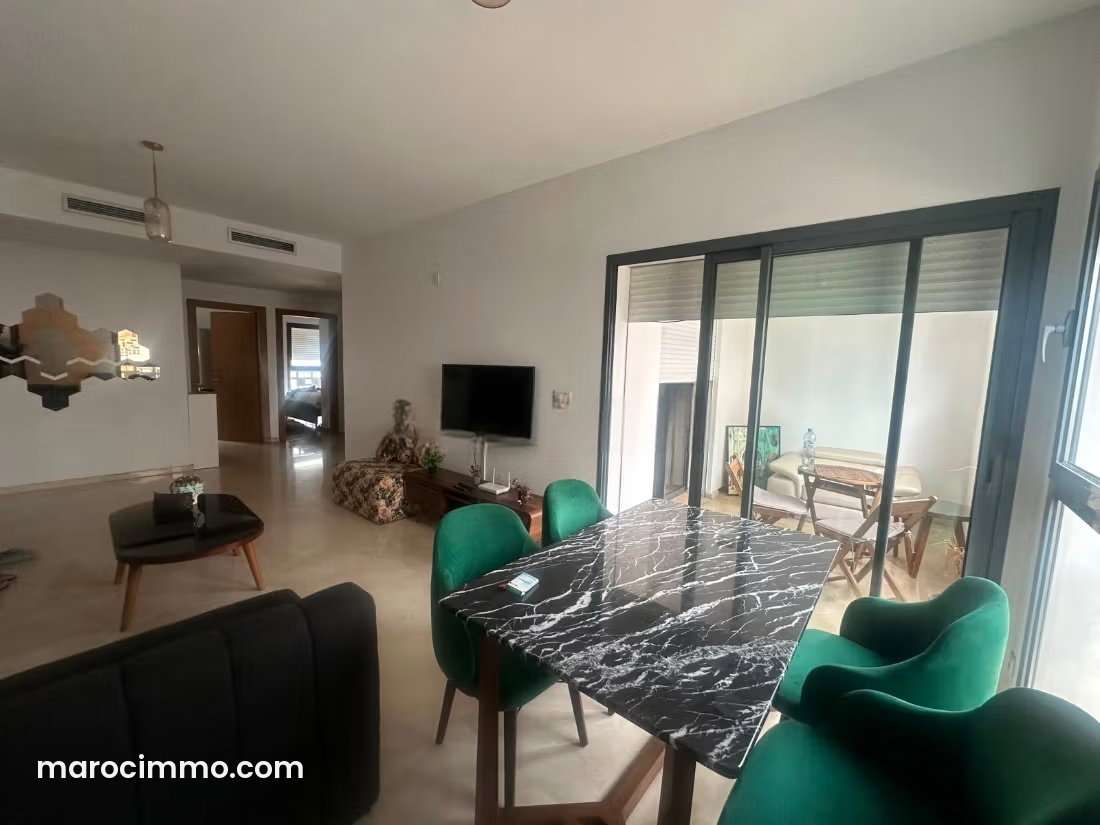 Furnished 120 sqm Apartment with Terrace, Casablanca Finance City — Casablanca