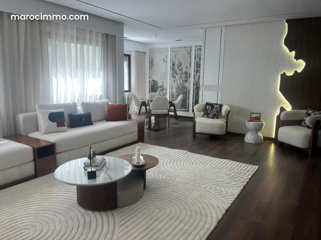Furnished 140 m² Apartment, Racine, Casablanca, 2 Bedrooms — Casablanca