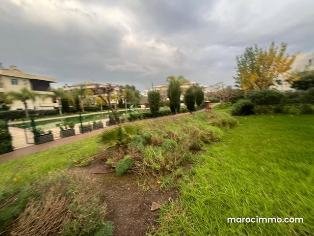 Appart rez jardin a la location a bouskoura 13500 — 3