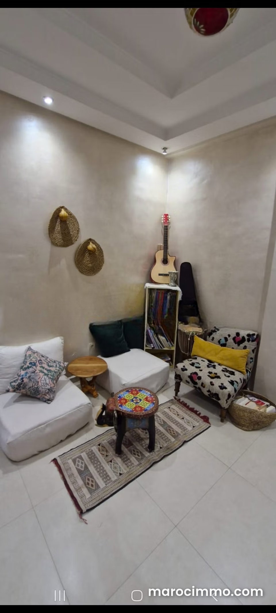 Location d'un appartement à Guéliz. Surface de 90 m². Meublé