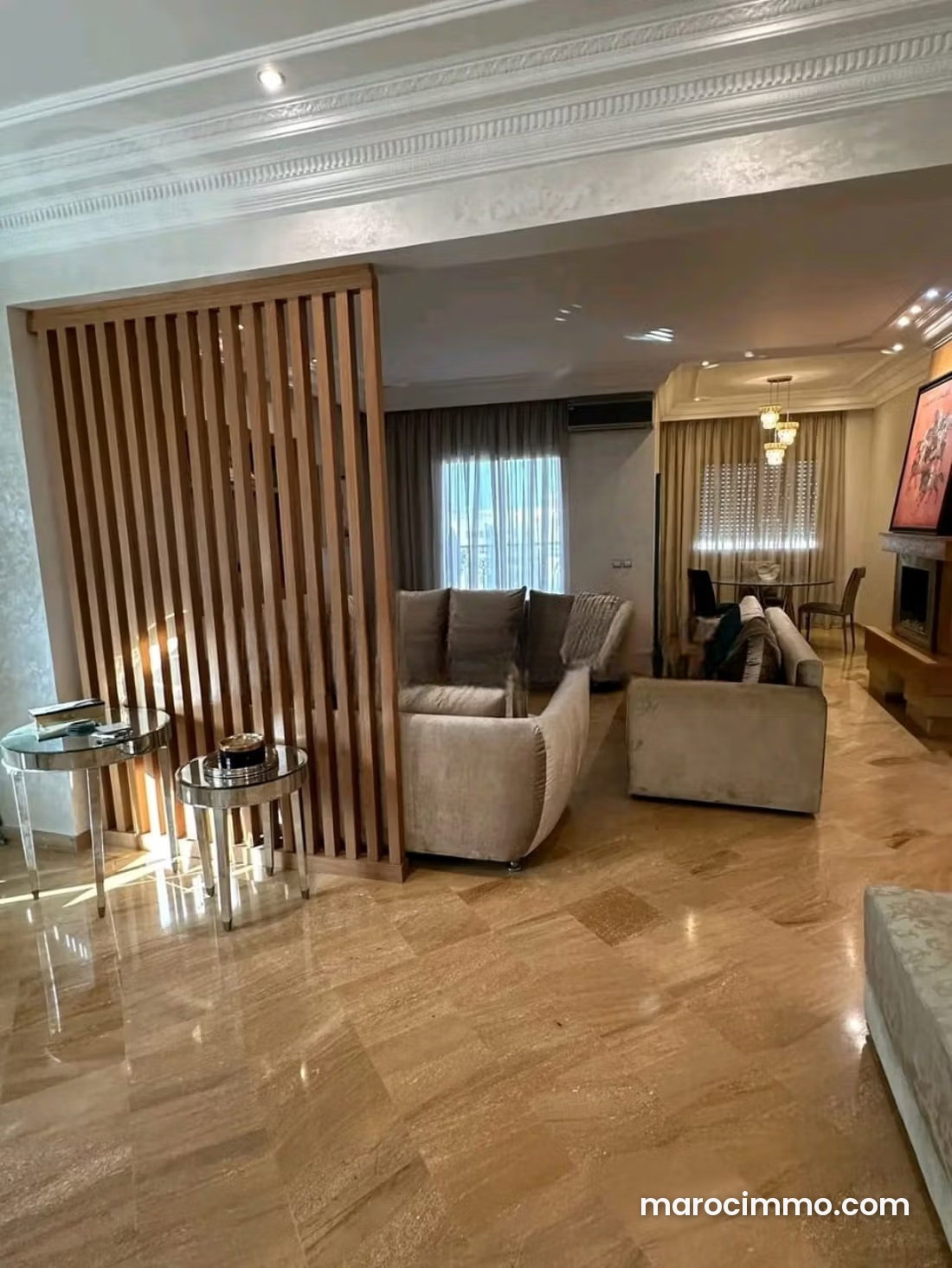 Appartement meublé 4 pièces à louer au Palmier Casablanca — Casablanca