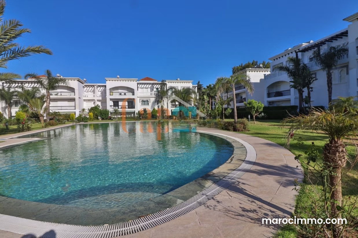 Appartement 130 m² avec piscine et vue montagne, quartier Du Golf, Tanger — Tanger