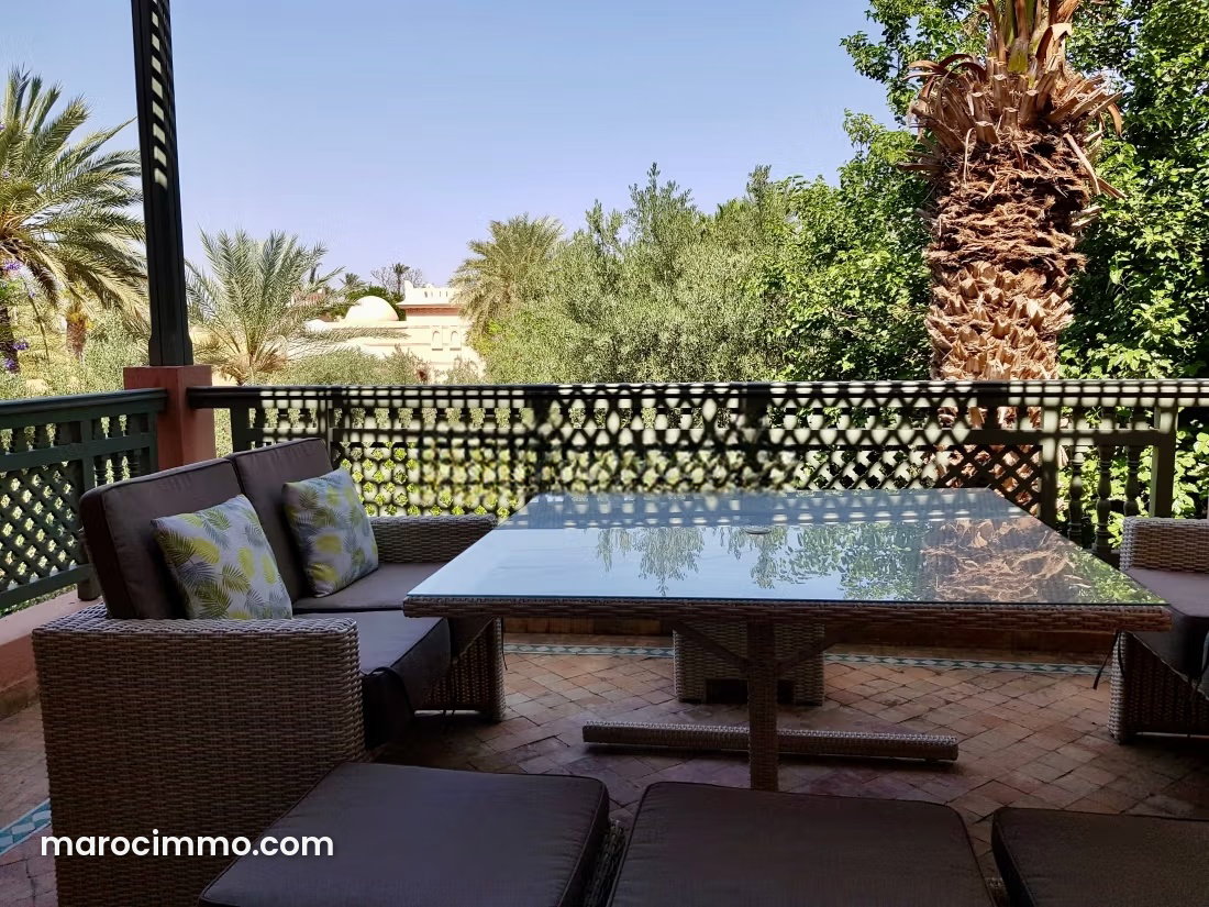 Furnished Apartment with Terrace and Swimming Pool in Marrakech’s Palmeraie — Marrakesh