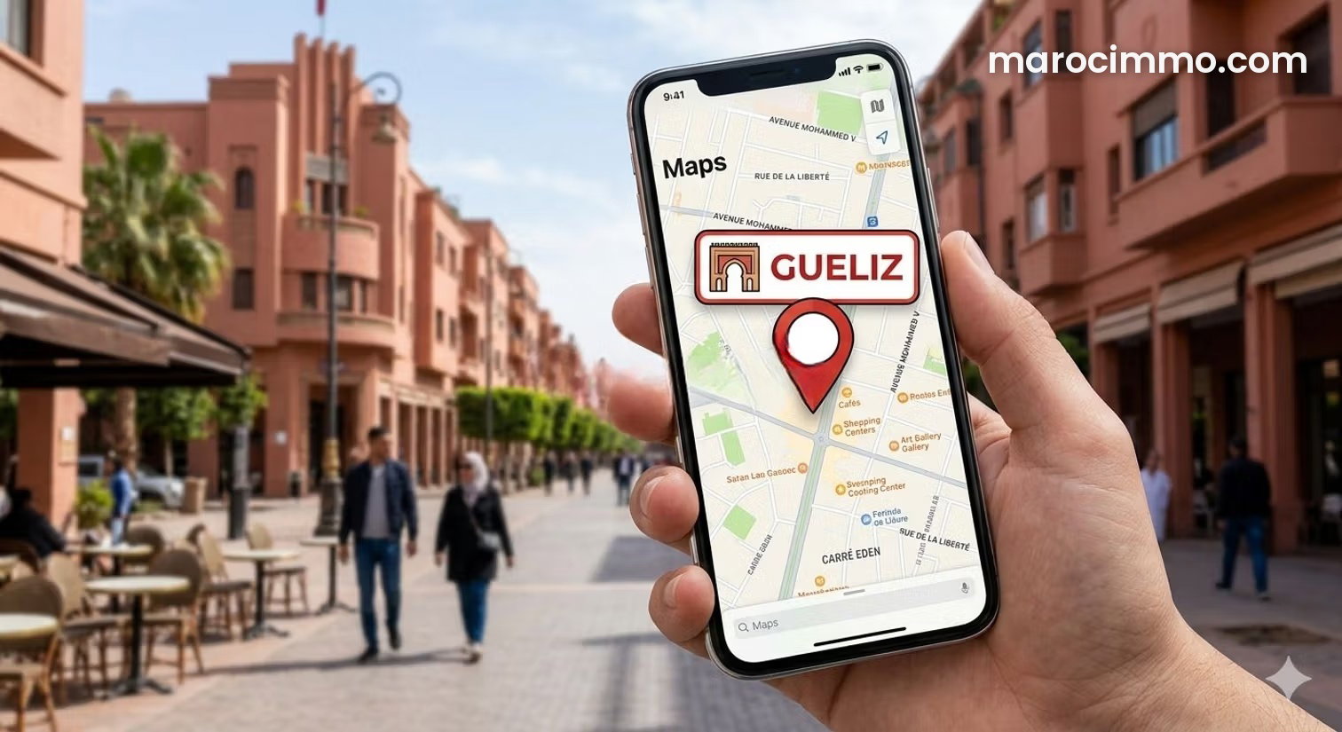 400 m² Commercial Space with Terrace in Gueliz, Marrakech — Marrakesh