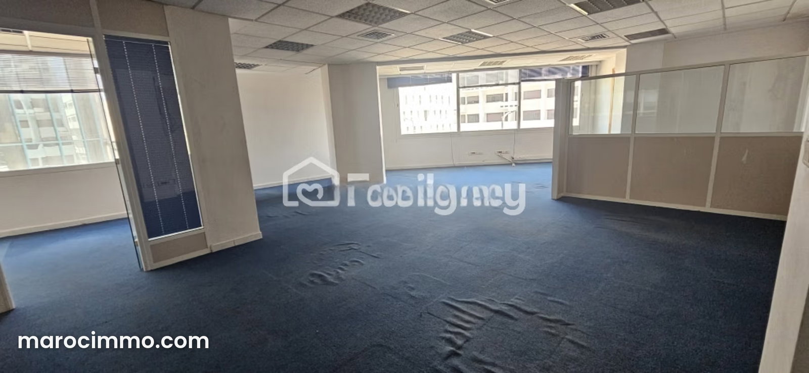 Bureau 109 m² Maarif, Casablanca : emplacement stratégique — Casablanca