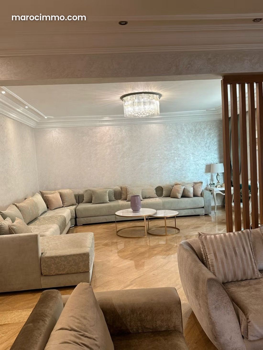 200 m² Apartment, 3 Bedrooms, Palmier, Casablanca for Rent — Casablanca