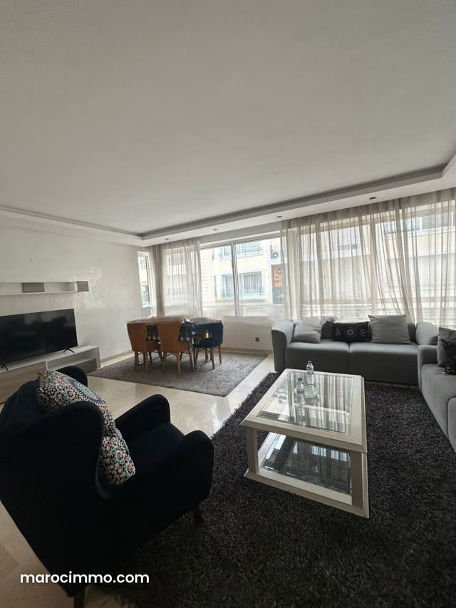 À Louer – Bel Appartement Meublé au Cœur du Quartier Racine – 13 000 DH/mois — Casablanca