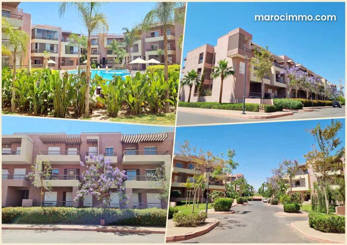 Appartement 140 m² avec vue Atlas, Riad Zitoun, Marrakech — Marrakech