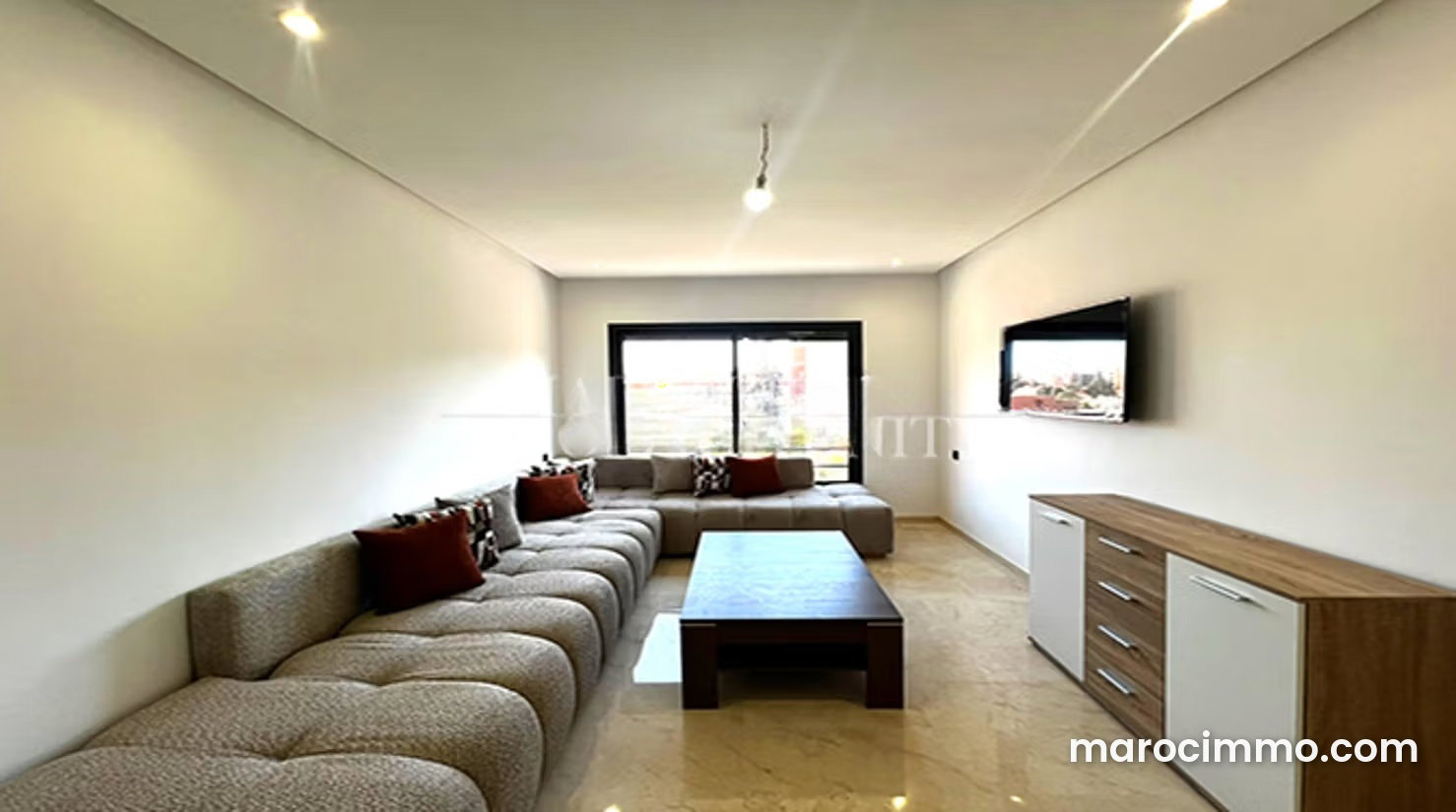 Furnished 90 m² apartment for rent in Guéliz, Marrakech — Marrakesh