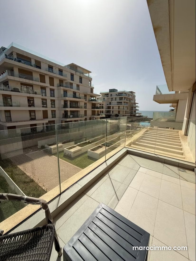 Furnished 130 sqm Apartment with Sea Views in Hassan, Rabat — Rabat