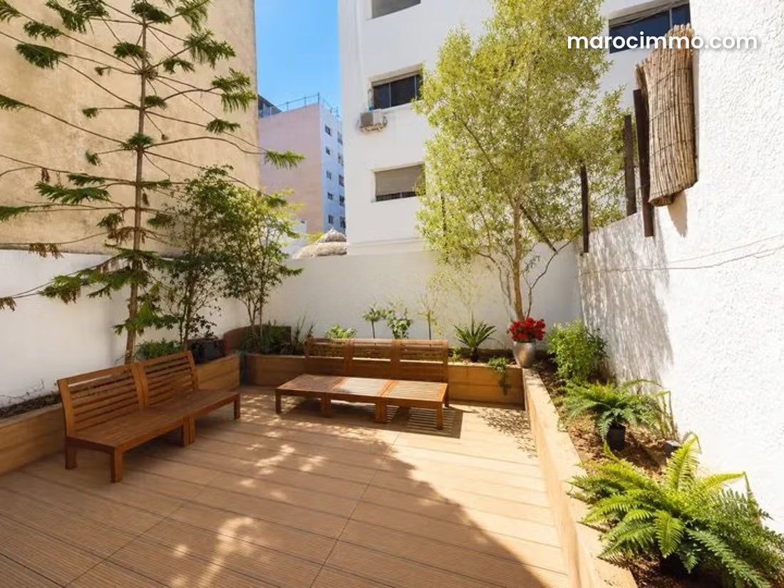 Appartement meublé 200 m² avec terrasse à Gauthier Casablanca — Casablanca