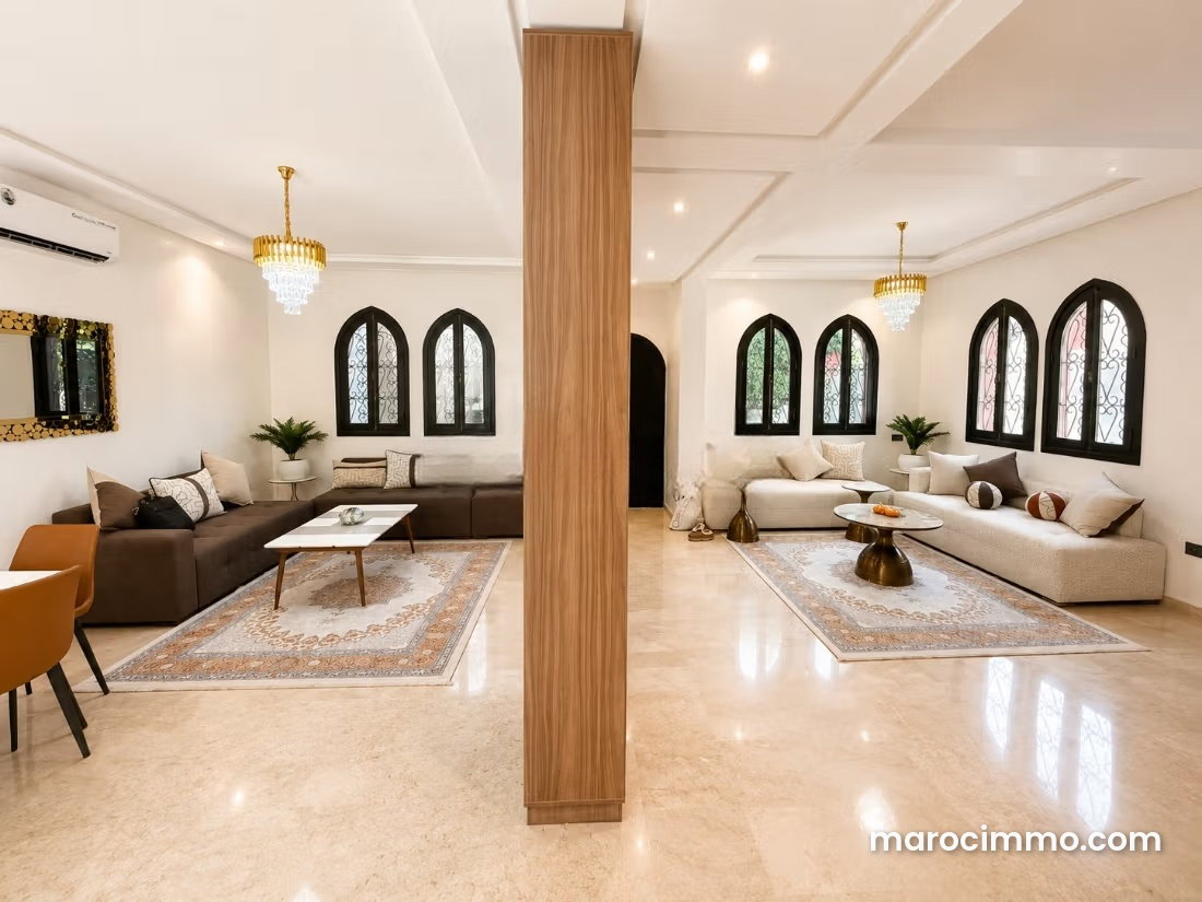 Villa meublée 5 chambres avec piscine, Hivernage, Marrakech — Marrakech
