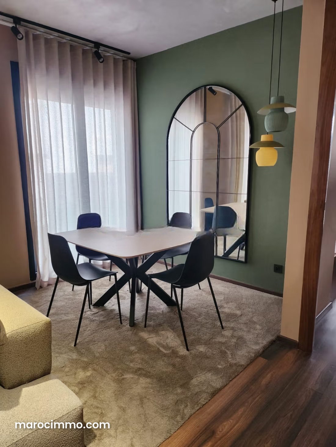 Furnished 89 m² Apartment with Terraces, Gauthier, Casablanca — Casablanca