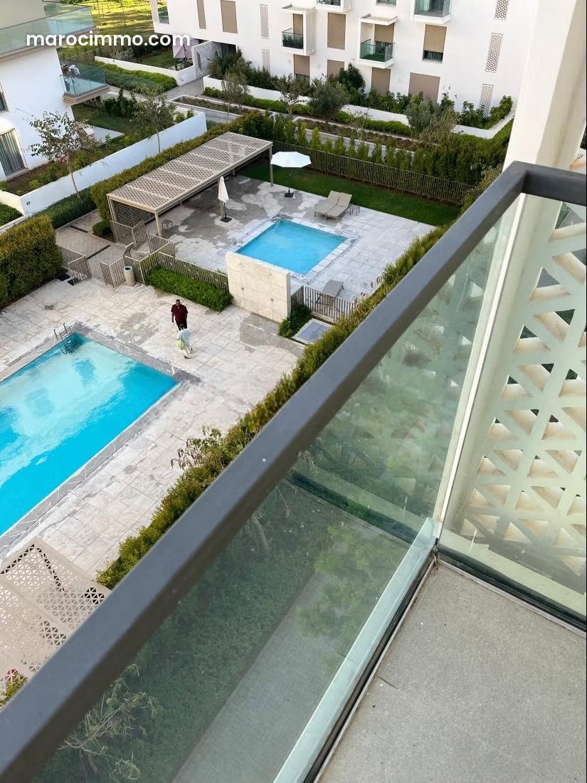 Appartement 3 pièces avec terrasse à Souissi Rabat — Rabat