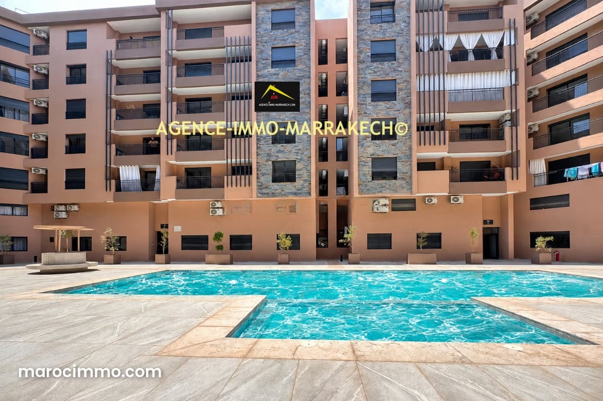 Appartement neuf 101 m², 2 chambres, Guéliz, Marrakech — Marrakech