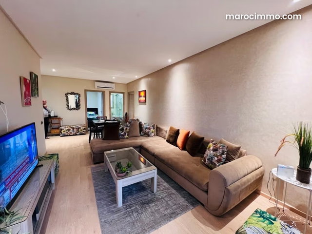 Location appartement meublé 2 chambres prestigia golf city Marrakech piscine — 4