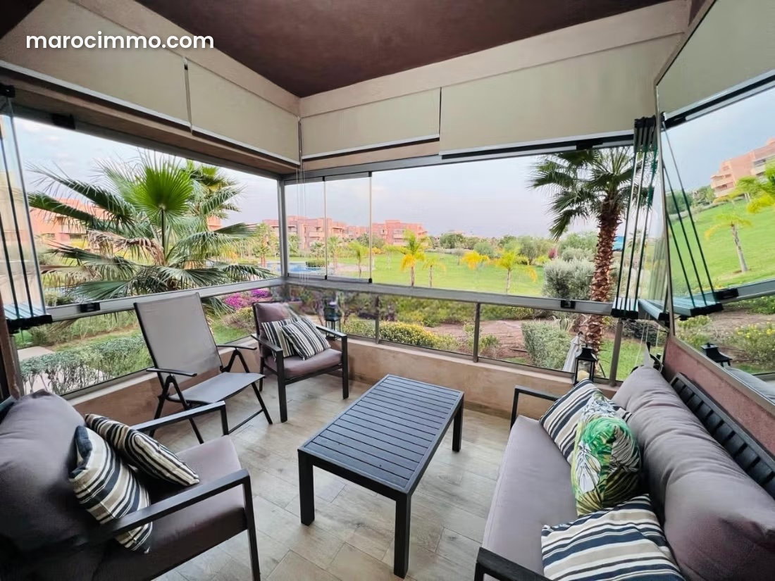 Furnished 78 sqm apartment, 2 bedrooms, Agdal, Marrakech — Marrakesh