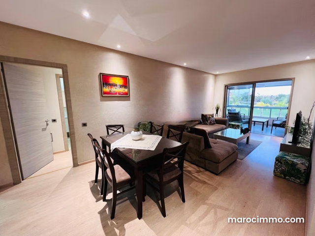 Location appartement meublé 2 chambres prestigia golf city Marrakech piscine — 3