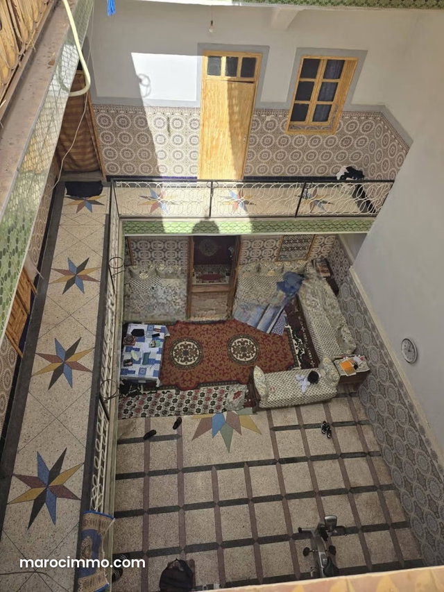 Vente d'un superbe riad à Zaouiat Lahdar. Superficie 154 m² — 3