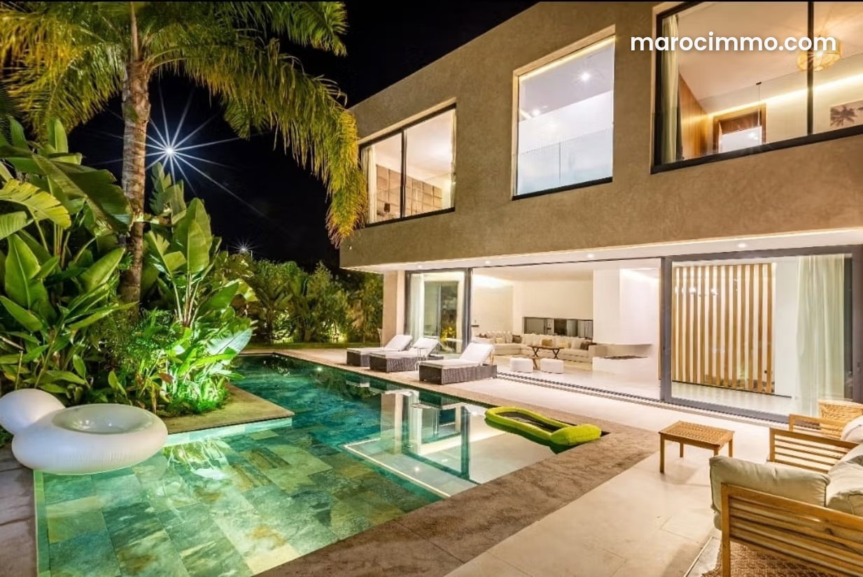 Six-Bedroom Villa with Pool for Rent, Hay Targa, Marrakech — Marrakesh
