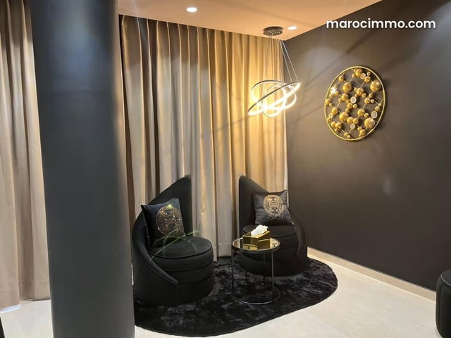 Location d'un appartement à Agdal. Surface totale 65 m². Bien meublé — 4