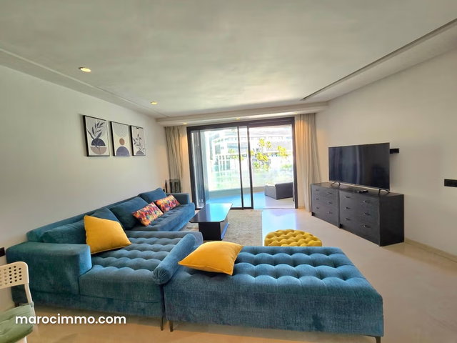 Superbe appartement à louer à Casablanca Finance City. Superficie 70 m². Meublé — 2