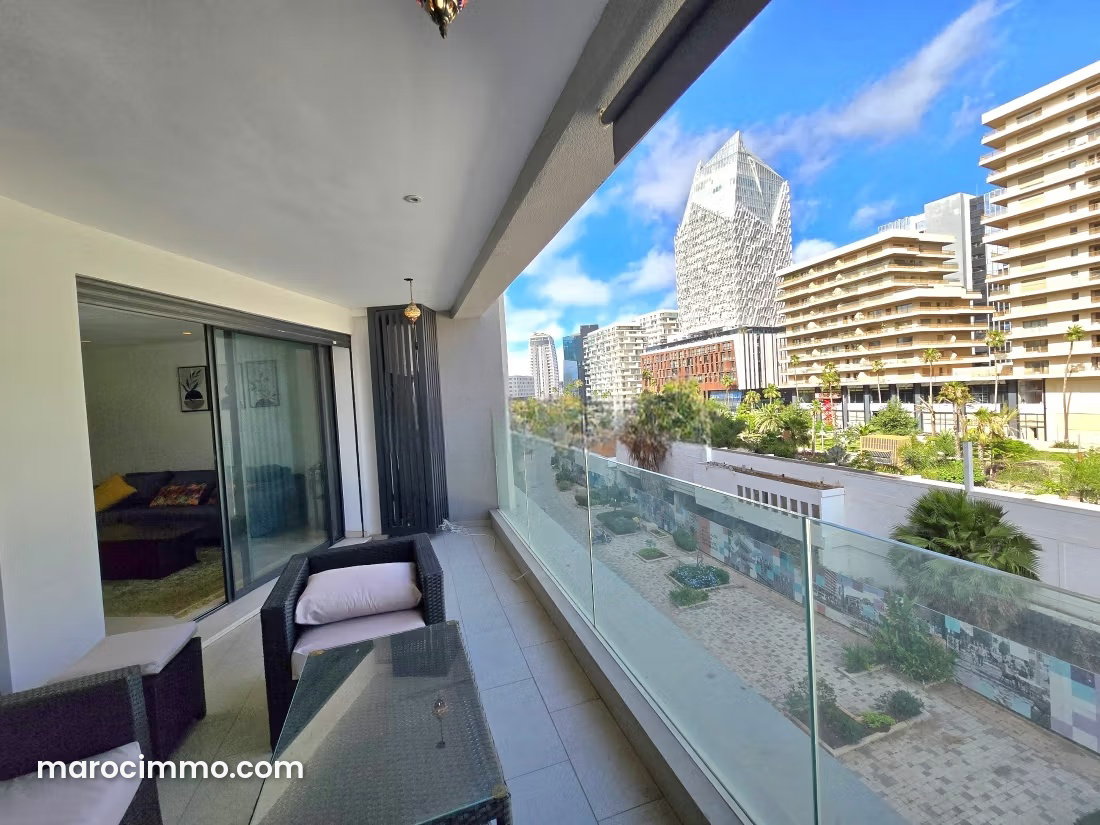 Furnished 70 m² Apartment, Casablanca Finance City, Luxury Standard — Casablanca