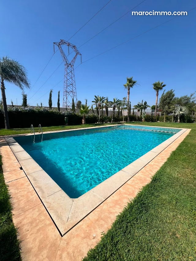 Appartement à louer à menzah. 3 chambres. Piscine et air conditionné — Rabat
