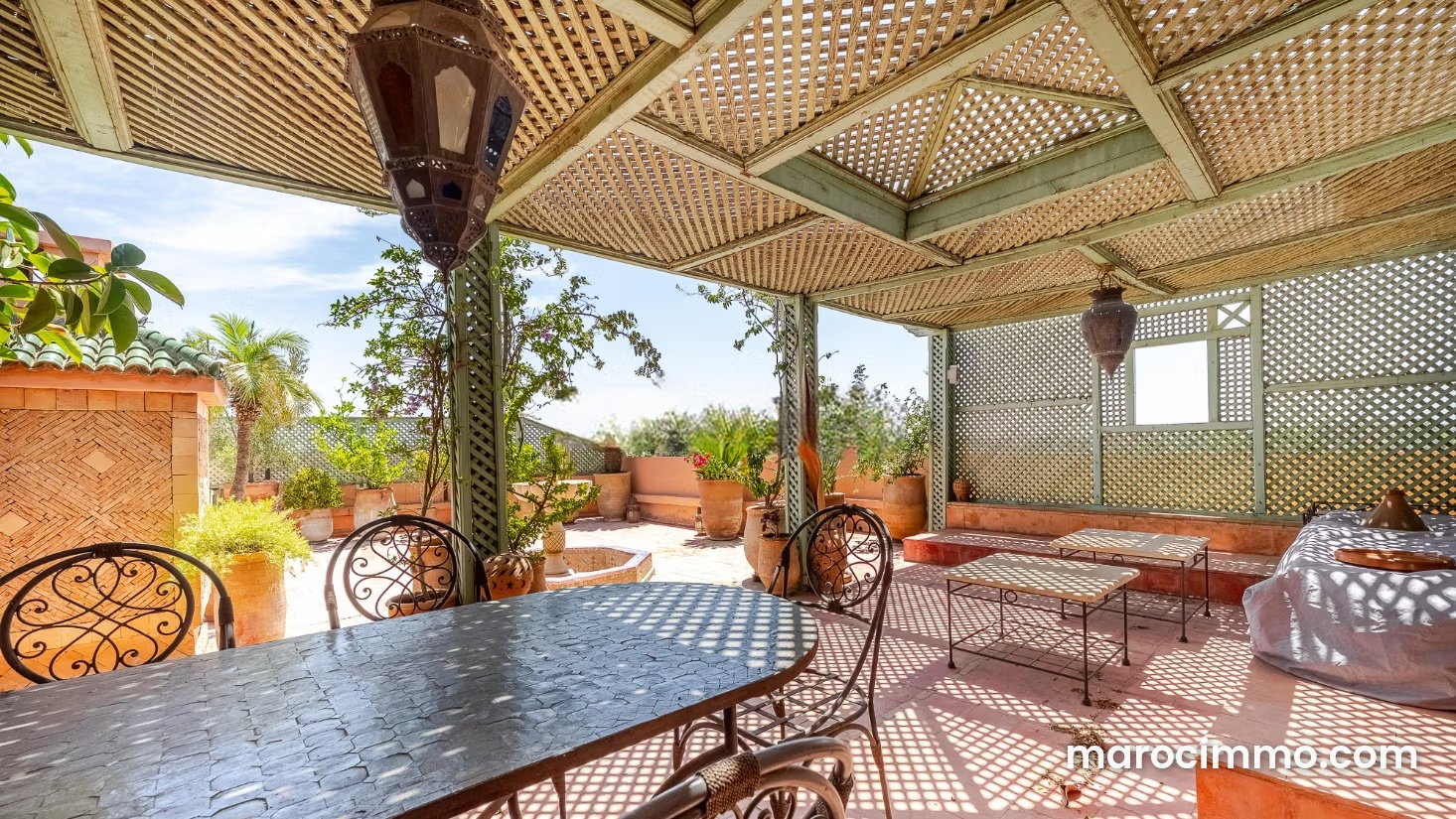 220 sqm apartment with panoramic terrace, Hivernage, Marrakech — Marrakesh