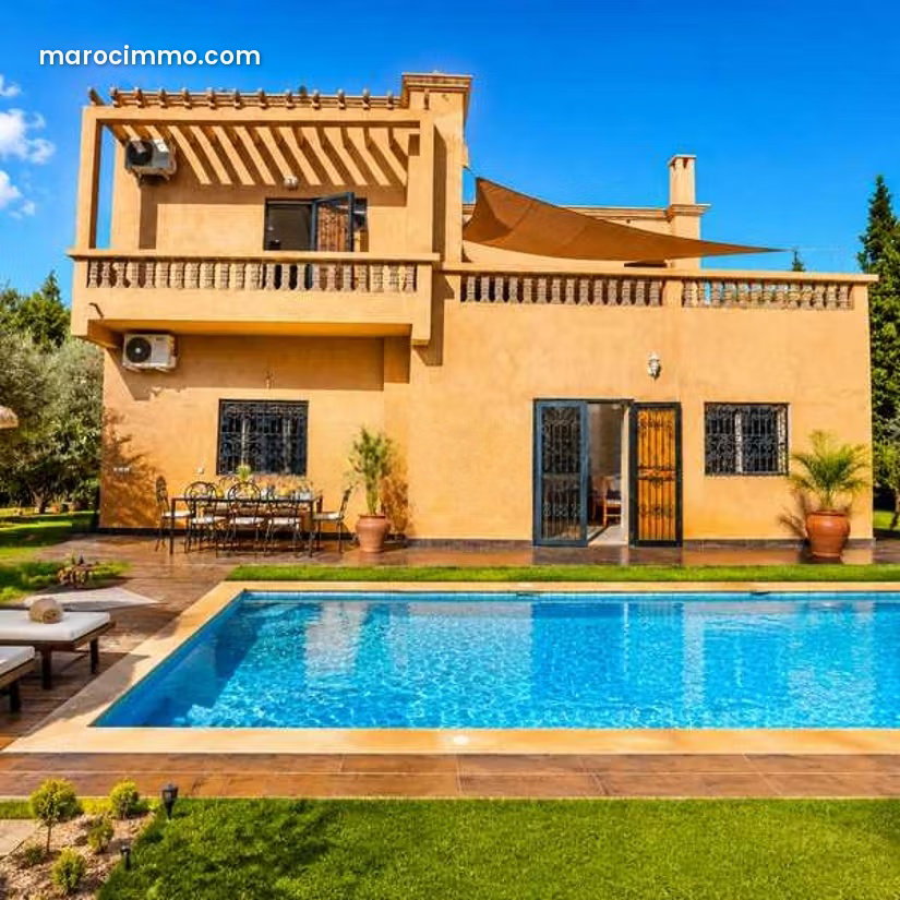 Villa 994 m² avec jardin 500 m², Sidi Abdellah Ghiat, Marrakech — Marrakech