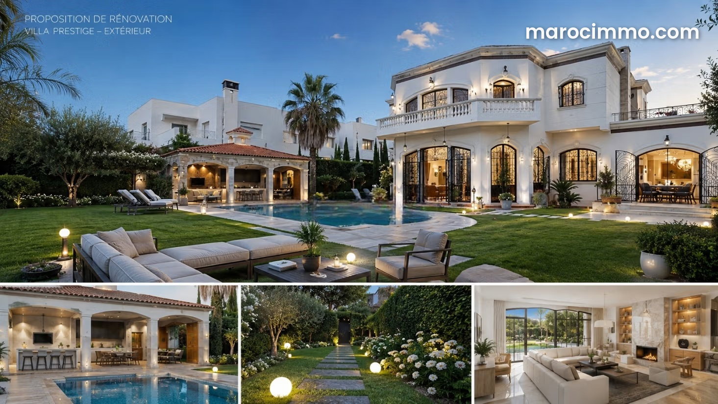 Villa 900 m² à rénover à Californie, Casablanca — Casablanca