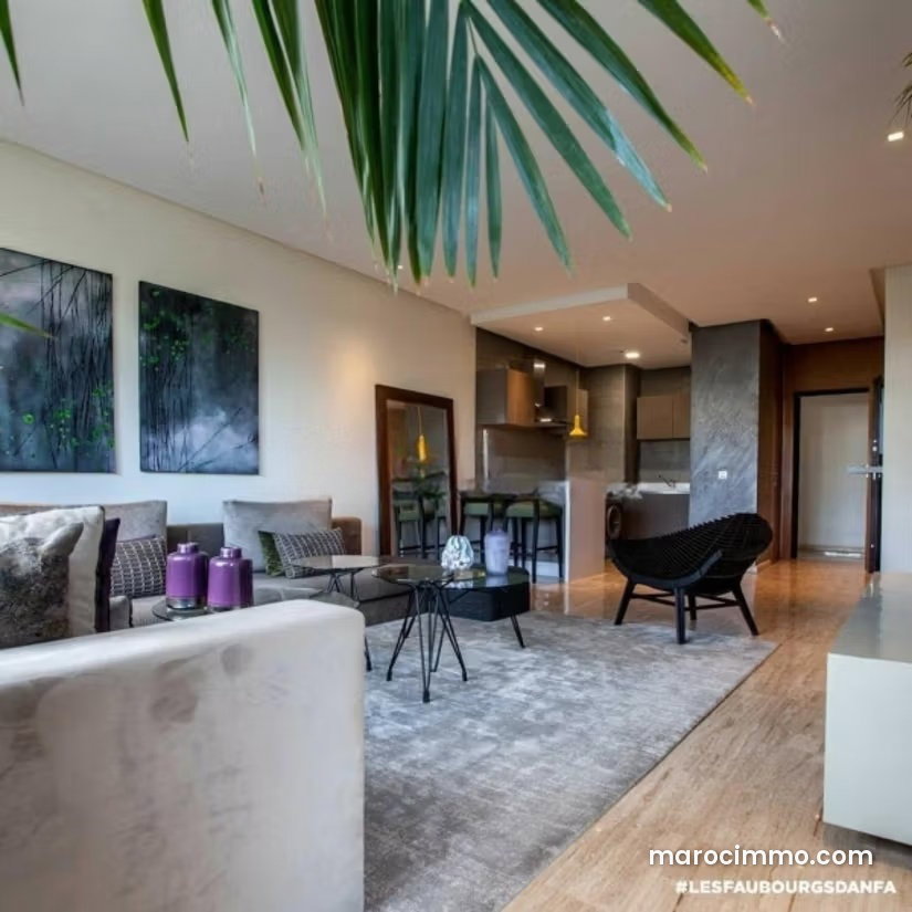 Appartement meublé 100 m², Casablanca Finance City, 2 chambres — Casablanca