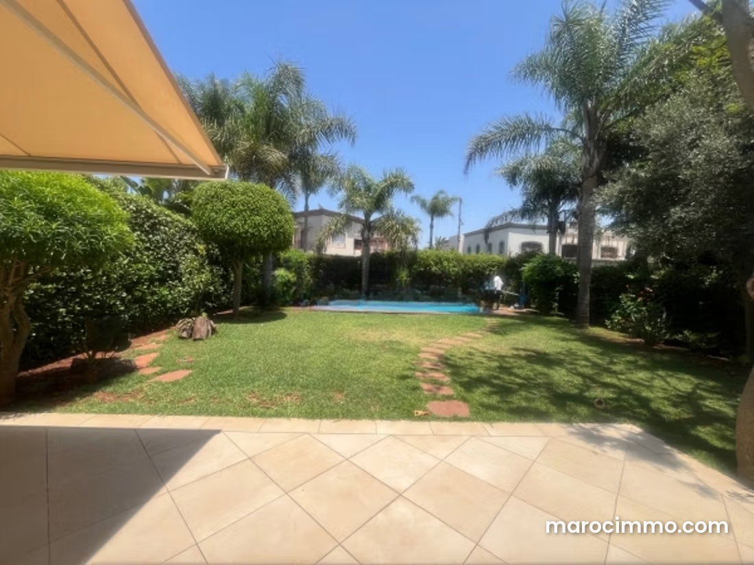 4-Bedroom Villa with Pool for Rent in Californie, Casablanca — Casablanca