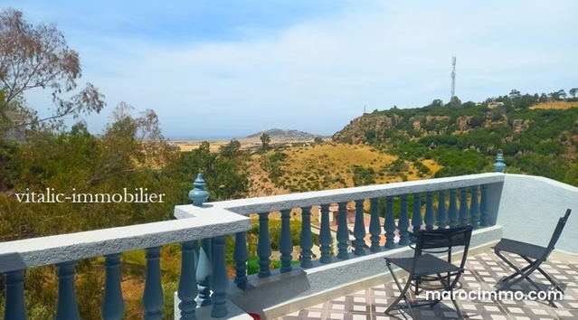 Mghayer etage de villa avec terrasse&vue mer — طنجة