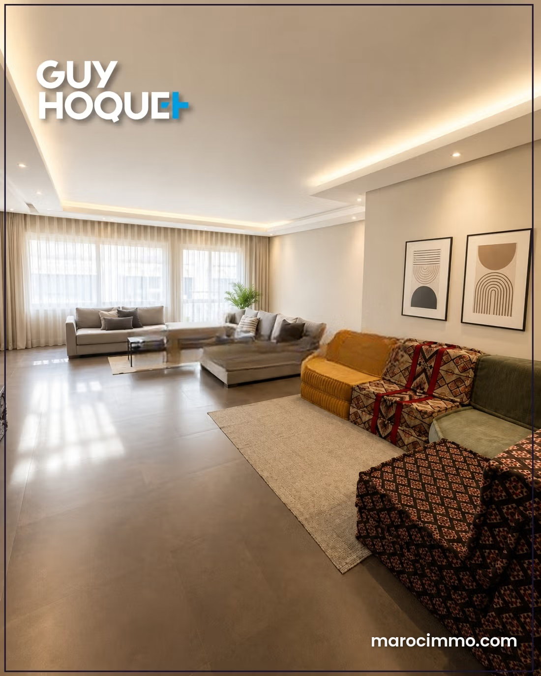155 sqm Furnished Apartment, Racine, Casablanca, High-End — Casablanca