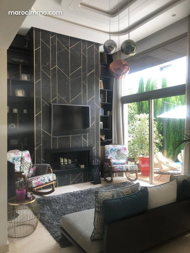 Maison de luxe à louer à Dar Bouazza. 6 chambres. Bien meublé — 3
