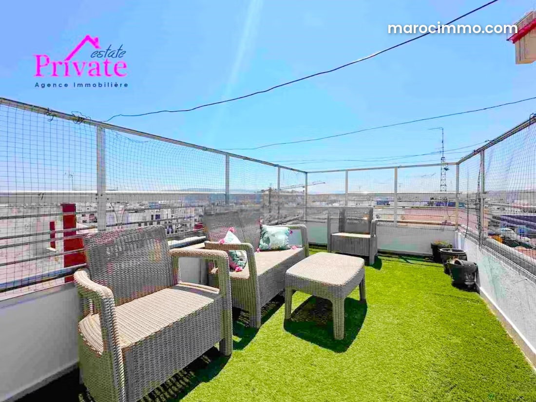 Furnished 160 m² Apartment with Terrace in the Administrative District of Tangier — Tangier