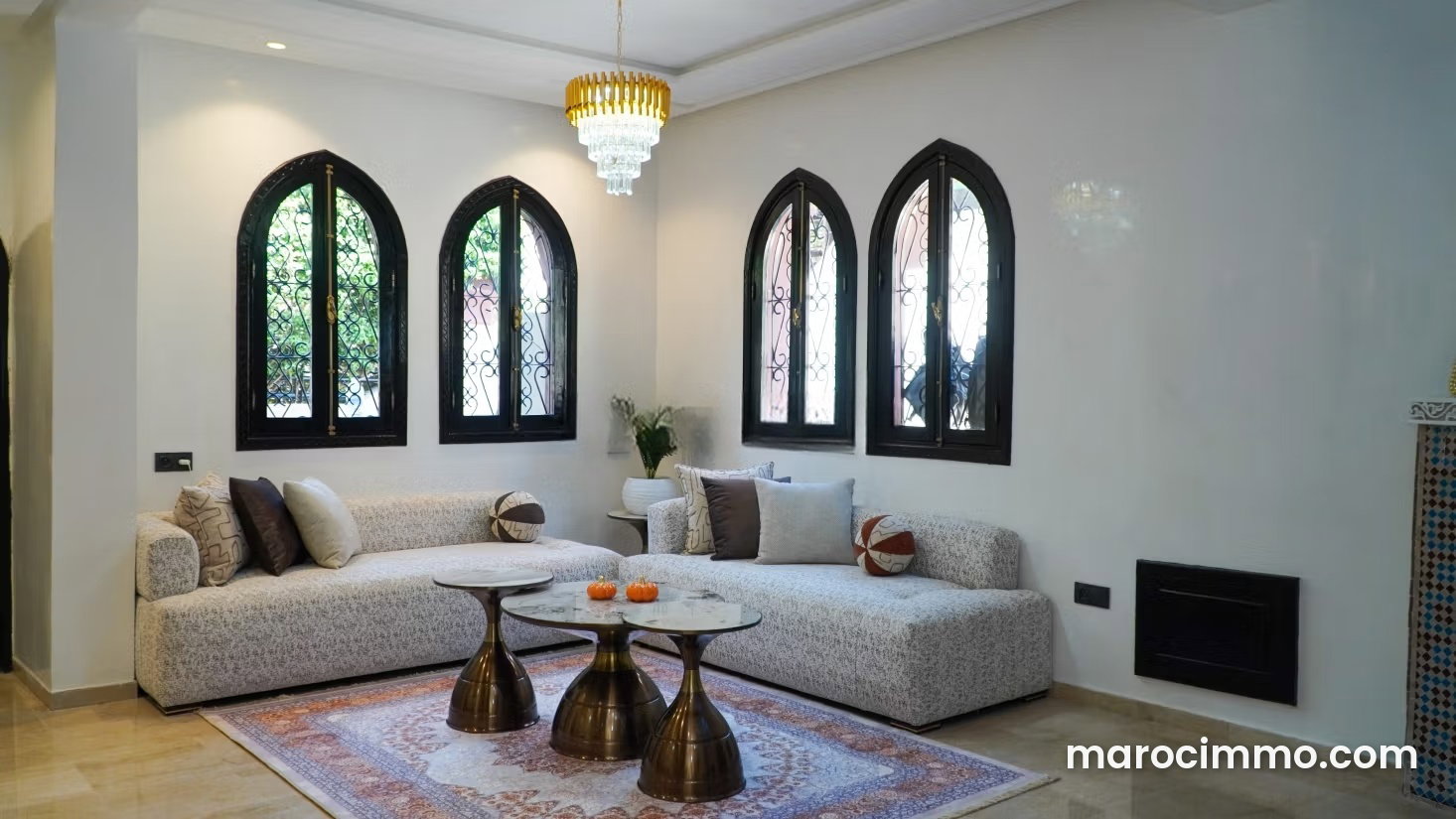 Furnished villa with swimming pool for rent, Ourika Road, Marrakech — Marrakesh