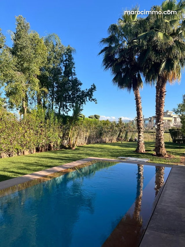 Villa à louer avec piscine à prestijia, marrakech — 2