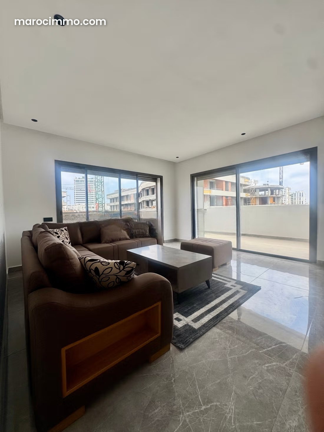 Furnished 130 sqm Apartment, Casablanca Finance City, 2 Bedrooms — Casablanca
