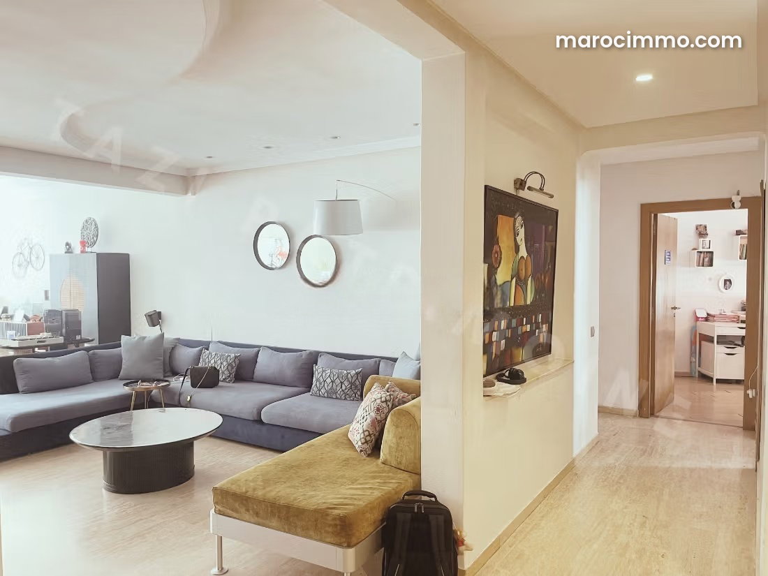 Appartement 185 m², 3 chambres avec terrasse, Racine, Casablanca — Casablanca
