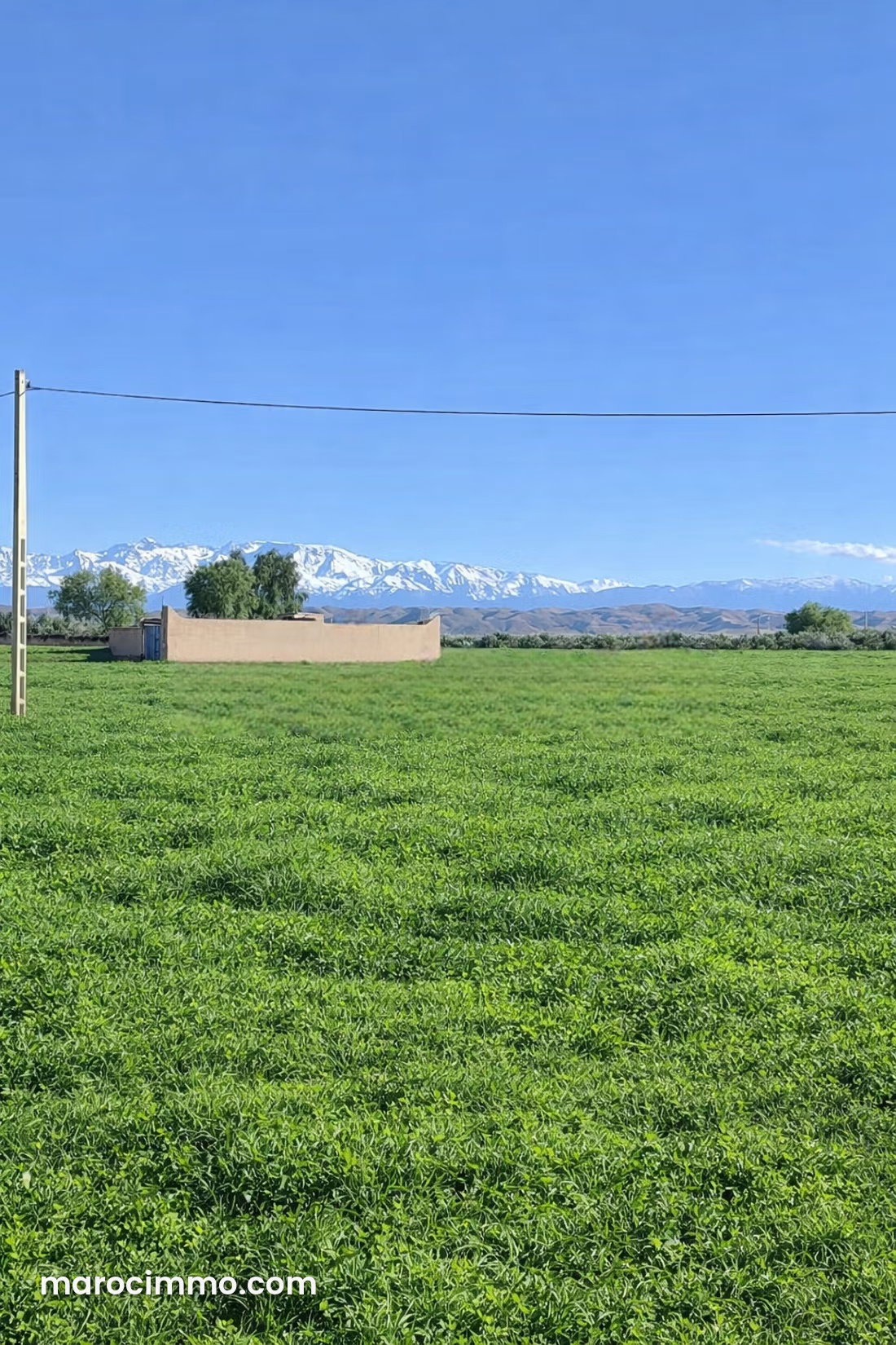 Terrain 1100 m² Route Agadir Essaouira Marrakech — Marrakech