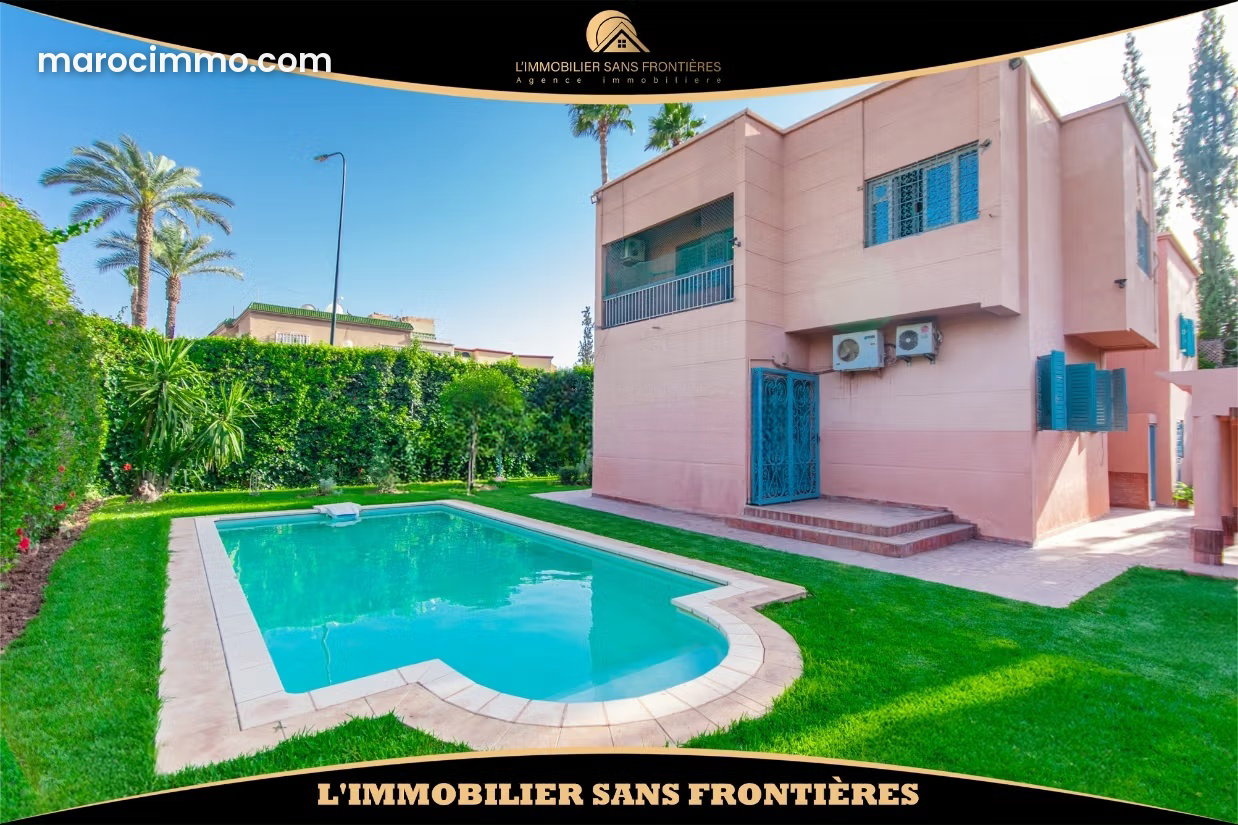 5-Bedroom Villa with Pool and Garden for Rent in Inara, Marrakech — Marrakesh