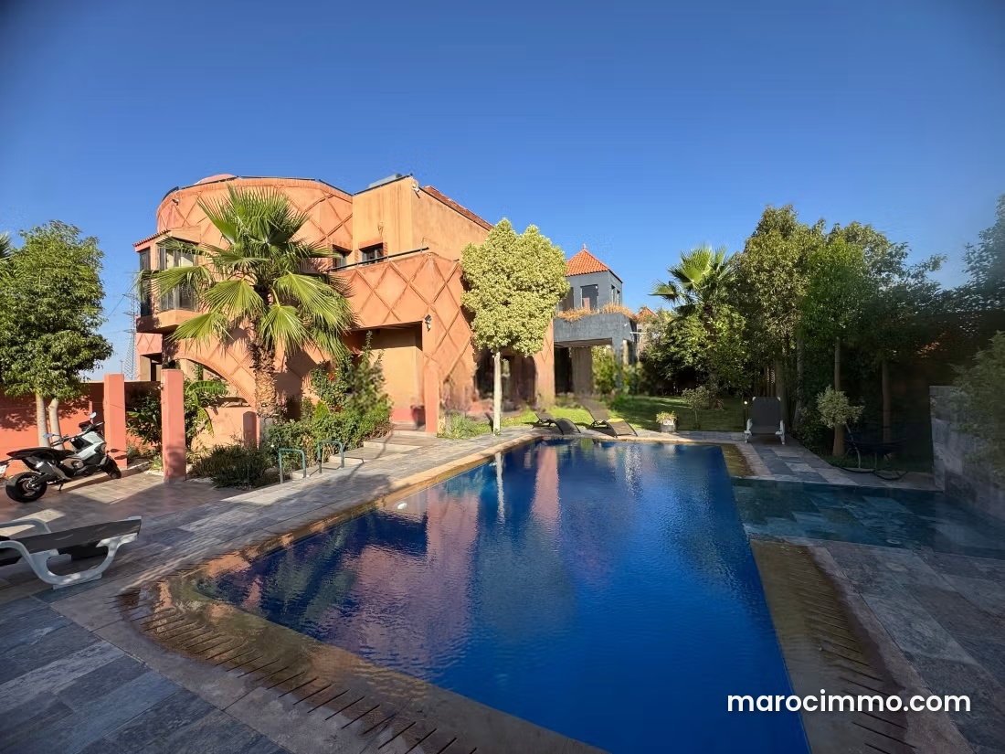3-Bedroom Villa with Pool and Garden, Fès Road, Marrakech — Marrakesh
