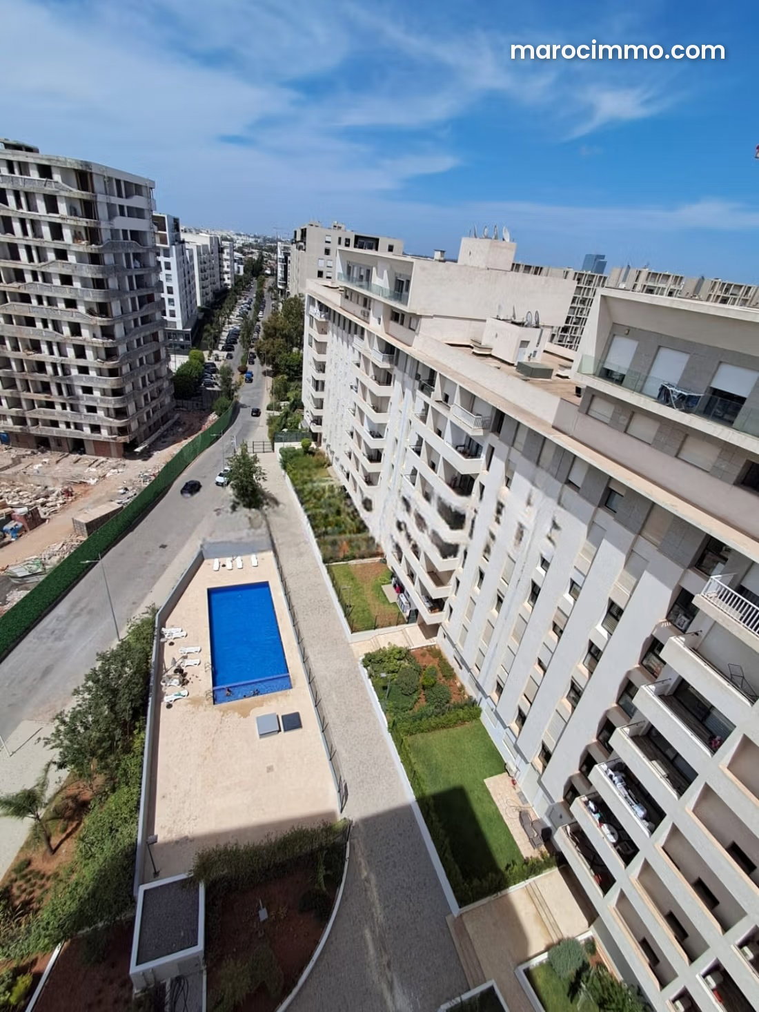 Appartement 3 pièces avec terrasse, Riyad, Rabat — Rabat