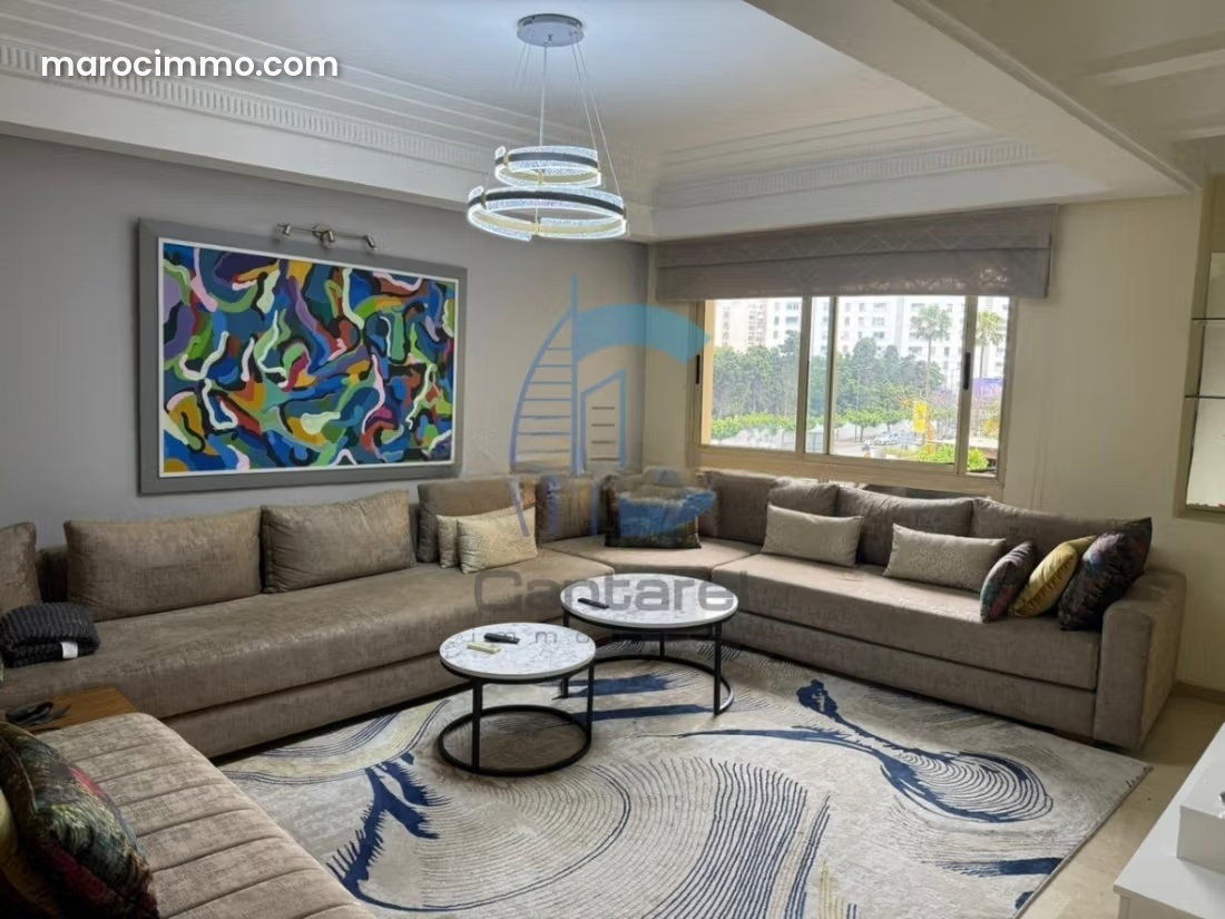 Appartement meublé 3 chambres à louer à Gauthier Casablanca — Casablanca